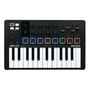 Arturia MiniLab 3 Universal Music-Making Controller - Black