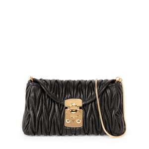 Matelassé nappa leather shoulder bag