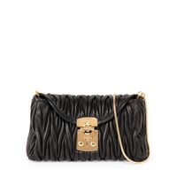 Matelassé nappa leather shoulder bag - thumbnail