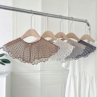 Women's Wrap Wedding Guest 's Wraps Cute Sleeveless Polyester Wedding Wraps With Lace For Wedding Summer Lightinthebox