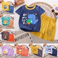 New Children's Clothing Short Sleeved Shorts Set For Boys And Girls, Baby T-Shirts For Boys And Girls, All Cotton Lightinthebox