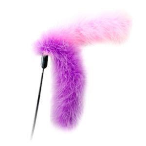 Pawsitiv Interactive Cat Teaser Wand Toy Fluffy Purple Tail Small