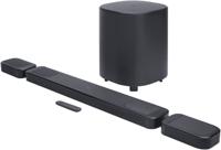 JBL BAR-1000MK2, 7.1.4 Channel Soundbar with Detachable Wireless Speakers, 960W Output, True Dolby Atmos & DTS X, 10" Wireless Subwoofer- Black