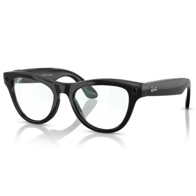 Ray-Ban Meta Skyler Shiny Black Clear Smart Glasses - 4010