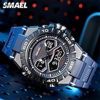 SMAEL Sport Digital Watch for Men Chronograph Military Electronic LED Display Analog - Digital Wrist Watches Men Women Lightinthebox - thumbnail