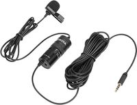 Boya By-M1 Pro Universal Lavalier Microphone, Black, B0844T9TMN