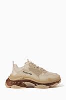 Triple S Clear Sole Sneakers in Double Foam & Mesh - thumbnail