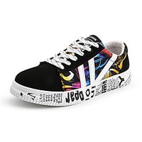 Men's Sneakers Sporty Look Casual Daily Walking Shoes PU Breathable Non-slipping Wear Proof Black and White Black  Red White Spring Lightinthebox - thumbnail