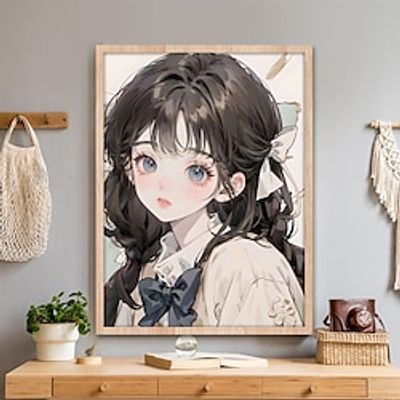 1pc People DIY Diamond Painting Beautiful Woman Diamond Painting Handcraft Home Gift Without Frame 20x30cm/8''x12'' miniinthebox