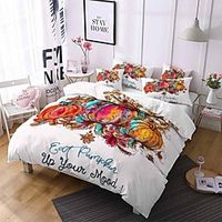 3DHalloween Duvet Cover Twin Cartoon Pumpkin Comforter Lantern Bedding Ghost Quilt Cover for Kids Boys Girls Bedroom(1 Duvet Cover 2 Pillow Cases) miniinthebox - thumbnail