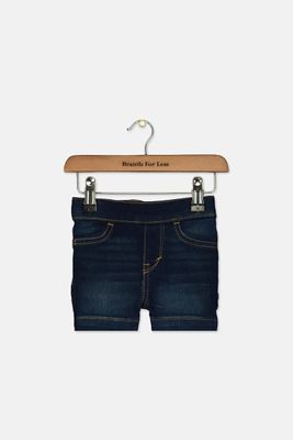 Toddler Girl Pull-On Shorty Shorts Navy Toddler Girl Pull-On Shorty Shorts Navy
