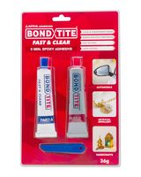 Bond Tite Fast & Clear 5 minunts Epoxy Adhesive 36g Bond Tite Fast & Clear 5 minunts Epoxy Adhesive 36g