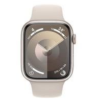 Apple Watch Series 9 |GPS| 45mm| Starlight Aluminum Case with Starlight Sport Band |MR973QA/A