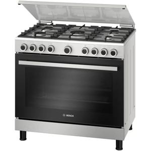 Bosch 5 Gas Cooker | 90 cm Stainless Steel | Oven | HGVDA0Q50M