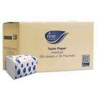 Fine Interfold Tissue, 2 Ply - 30 x 200 Sheets