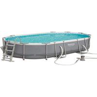 Bestway Power Steel Oval Pool Set 4.88m x 3.05m x 1.07m - thumbnail