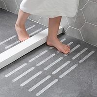 5pcs Anti Slip Strips Transparent Shower Stickers Bath Safety Strips Non Slip Strips For Bathtubs Showers Stairs Floors miniinthebox - thumbnail