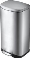 EKO Della Stainless Steel Rectangular Step Waste Bin with Soft Close Lid, 20-Liter (ALEK9366MT-20L)