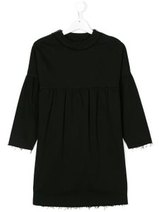 Andorine frayed hem dress - Black