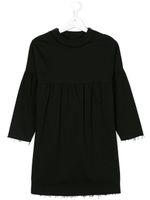 Andorine frayed hem dress - Black