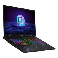 MSI Pulse 17 AI C1VGKG 9S7-17T311-052, Intel Core Ultra 9 185H, 32GB RAM, 1TB SSD, 17 Inch QHD+ 240Hz, 8GB NVIDIA RTX4070, Win11 Home, Eng-Arab Keyboard, Black + MSI Backpack & Mouse