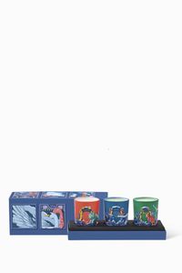 Limited Edition Set Of 3 Scented Holiday Candles, 3 x 70g
