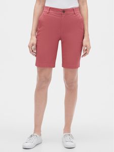 9&#34; Khaki Bermuda Shorts