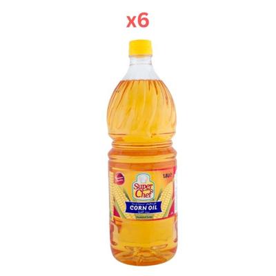 Super Chef Corn Oil 100% Pure 1.8Ltr (Pack Of 6)