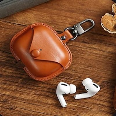 Luxury Protective Artificial Leather Case for Apple AirPods 1/2/3/Pro - Keep Your Earphones Safe miniinthebox