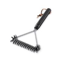 Weber Three-Sided Grill Brush, Stainless Steel Bristles, 30 cm