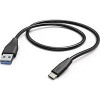 Hama Charging-Data Cable, USB Type-C - USB 3.1 A Plug, 1.5 m, Black