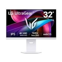 LG 32-inch UltraGear™ UHD 4K Gaming Monitor with 144Hz refresh rate and webOS 24 [LG-32G810SA-W]