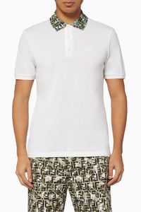 FF Camouflage Collar Piqué Polo Shirt