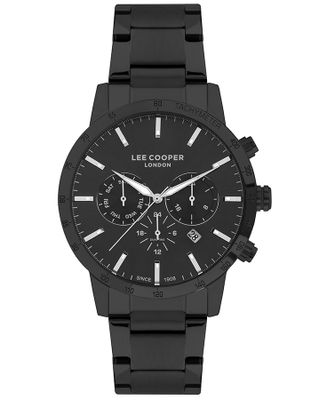 Lee Cooper Men's Multi Function Black Dial Watch - (Lc07365.650)