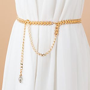 Women's Chain Alloy Belt Solid Colored / Party miniinthebox