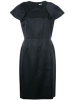 Comme Des Garçons Pre-Owned padded shoulder shift dress - Black