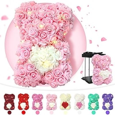 TEDDY Day Valentine's Day Flower Simulation Eternal Rose Bear Diy Love Foam Bear Valentine's Day Christmas Gift Lightinthebox TEDDY Day Valentine's Day Flower Simulation Eternal Rose Bear Diy Love Foam Bear Valentine's Day Christmas Gift Lightinthebox