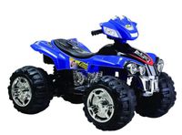 Megastar Ride On 12 V Electric 4 Wheels Quad Buggy Bike Battery Operated - Blue - thumbnail