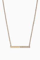 Ice Cube Pure Diamond Necklace in 18kt Rose Gold - thumbnail