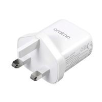 Oraimo OCW-U94D+M53 UK Type Charger Efficient & Kit, White