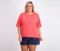 Womens Performance Split-Back T-Shirt  Red/Orange - thumbnail