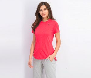Womens Running Tee  Pale Pink
