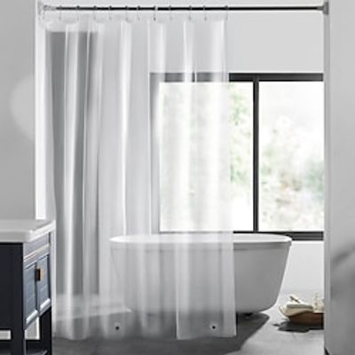 Clear Shower Curtain Liner Lightweight Shower Liner For Bathroom Lightinthebox