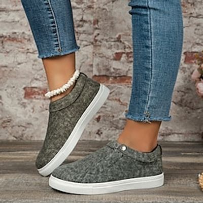 Women's Sneakers Slip-on Sneakers Loafer Mules Comfort Shoes Beach Platform Round Toe Casual Minimalism Walking Suede Ankle Strap Black Blue Lightinthebox Women's Sneakers Slip-on Sneakers Loafer Mules Comfort Shoes Beach Platform Round Toe Casual Minimalism Walking Suede Ankle Strap Black Blue Lightinthebox