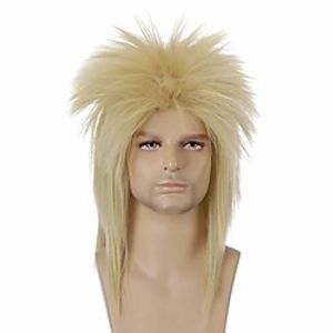 Men's 70s 80s Squid Wigs  Men's 80s And 70s Themed Party Fancy Squid Wigs Suitable For Rock Start Shows And Joe Dirt Costume Wigs miniinthebox