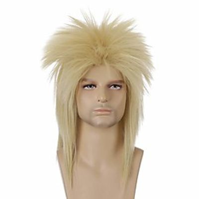 Men's 70s 80s Squid Wigs  Men's 80s And 70s Themed Party Fancy Squid Wigs Suitable For Rock Start Shows And Joe Dirt Costume Wigs miniinthebox