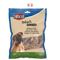 Trixie Dried Chicken Feet Dog Treats 250G Pack Of 3