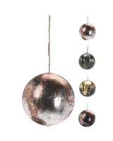 Homesmiths Christmas Globe 3 inch Metalic Assorted 1 Piece