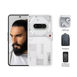 Nothing Phone3A 5G Smartphone, White, 256 GB