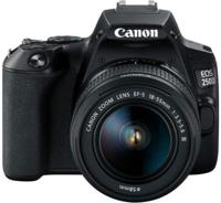 Canon DSLR Camera EOS250D 18-55mm DC Lens Black